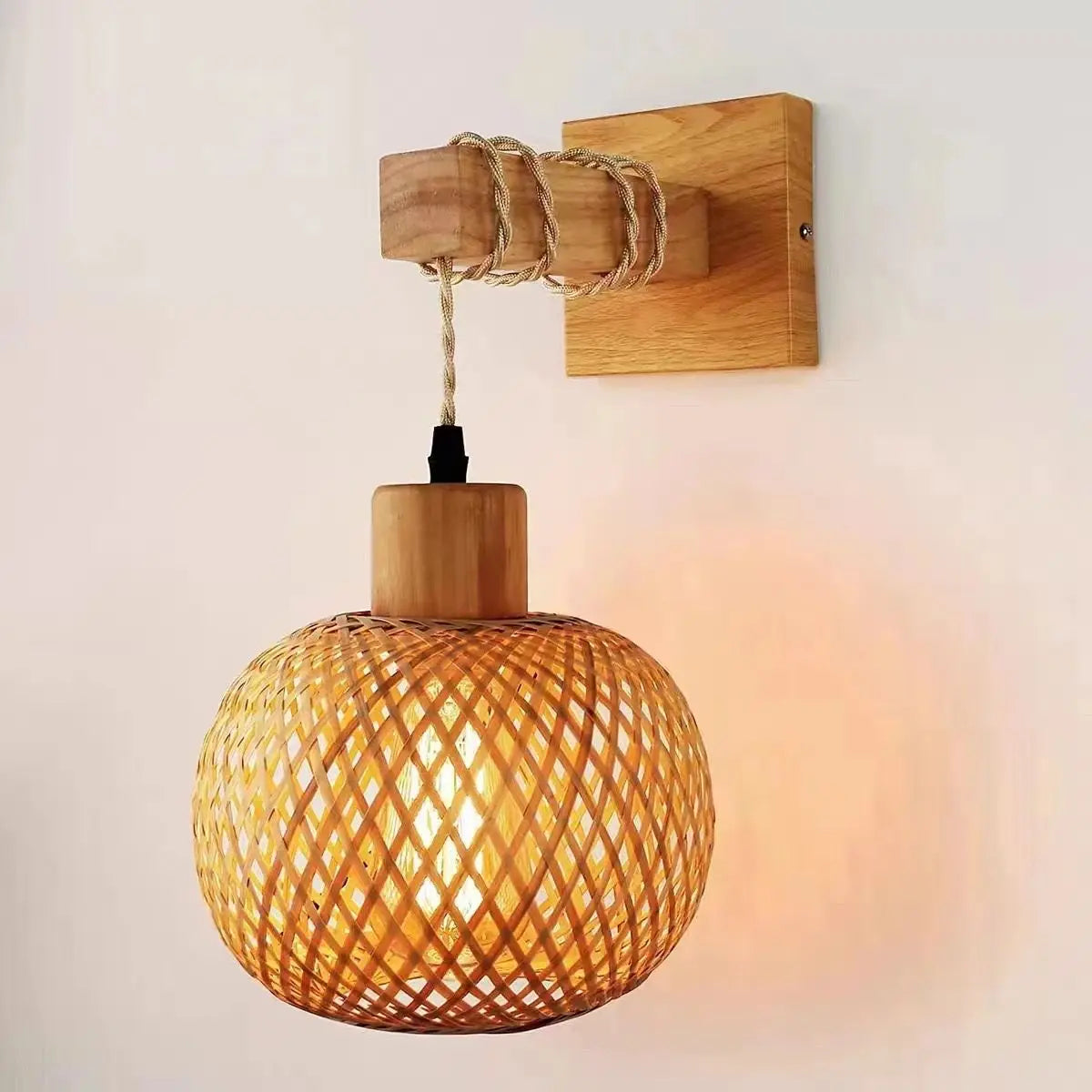 Nature Weave HHanging Lamps