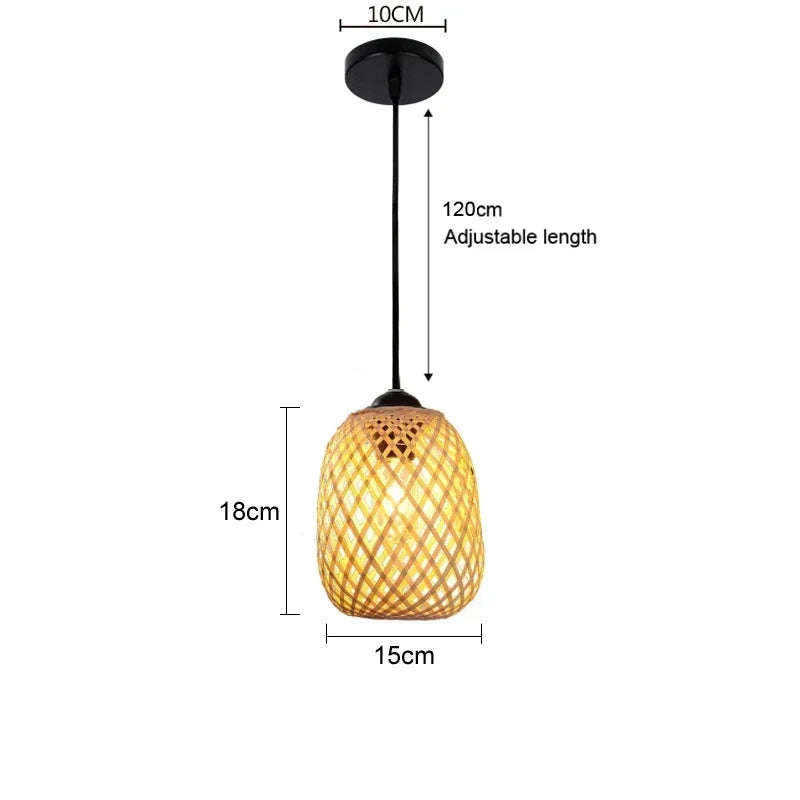 Nature Weave HHanging Lamps