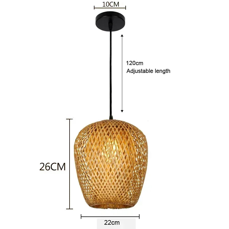 Nature Weave HHanging Lamps