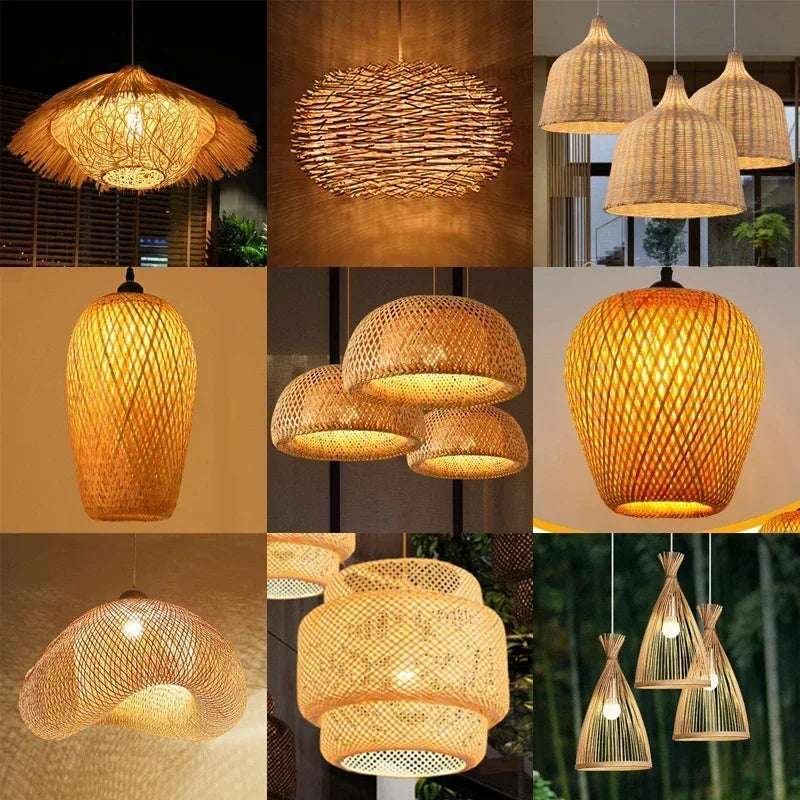 Nature Weave HHanging Lamps